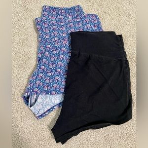 Two pack Motherhood Maternity shorts